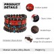 4 Sets Braided Leather Bracelets For Men Women Multilayered Viking Tribal Bracelets Beads Hemp Faux Leather Wristbands Punk Adjustable